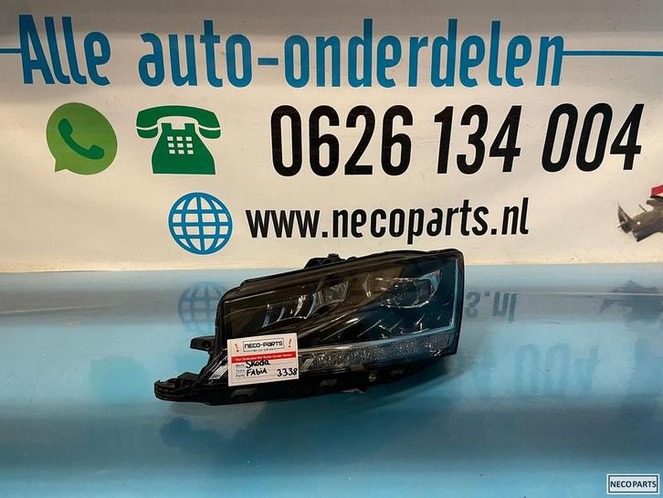 SKODA FABIA 3 FACELIFT LED KOPLAMP ALLES LEVERBAAR !!!, Auto-onderdelen, Verlichting, Skoda, Gebruikt, Ophalen of Verzenden