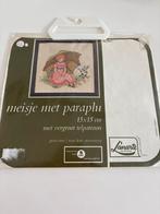 Lanarte Borduurpakket Meisje met Paraplu, Ophalen of Verzenden, Nieuw, Handborduren, Borduurpakket
