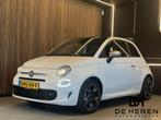 Fiat 500 1.0 Hybrid Rockstar LED Cabrio 12 MND GR,leer,airco, Auto's, Fiat, Voorwielaandrijving, Gebruikt, Euro 6, 4 stoelen