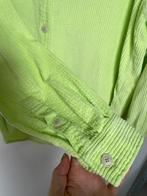 American Vintage gele neon blouse oversized rib maat M/L, Maat 38/40 (M), Parc d’activités de Signes, 84 allée de Stockholm, 83870 Signes, Frankrijk.