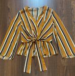 Gestreepte blouse geel, M, Ophalen of Verzenden, Zo goed als nieuw, Maat 38/40 (M), Geel