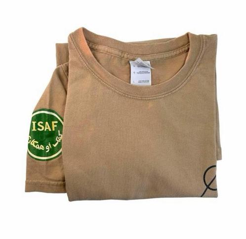 Nederlandse Verkpel ISAF militair T-shirt, Verzamelen, Militaria | Algemeen, Landmacht, Kleding of Schoenen, Nederland, Ophalen of Verzenden