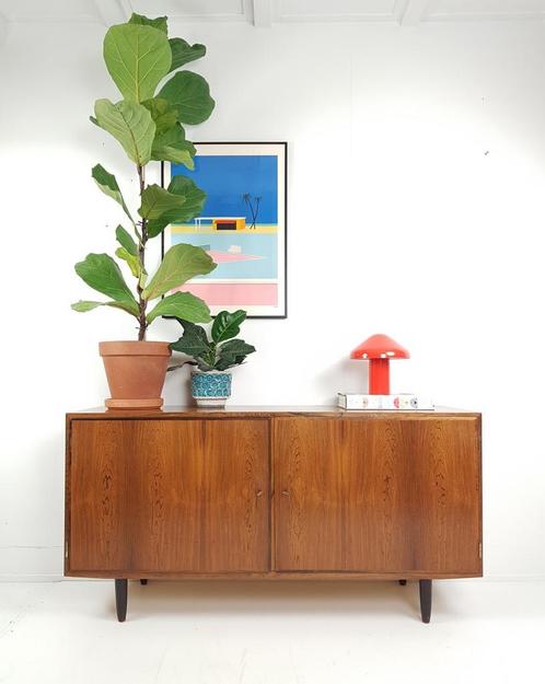 Vintage Deens dressoir palissander hout kast | tv kast, Antiek en Kunst, Antiek | Meubels | Kasten, Ophalen of Verzenden