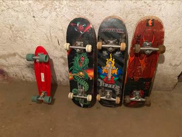 Skateboards und Pennyboard