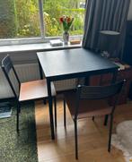 Ikea tafeltje en 2 stoelen, Huis en Inrichting, Tafels | Eettafels, Ophalen, 50 tot 100 cm, 50 tot 100 cm, Zo goed als nieuw