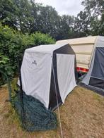 Schuurtent inclusief caravan en voortent, Ophalen, Zo goed als nieuw