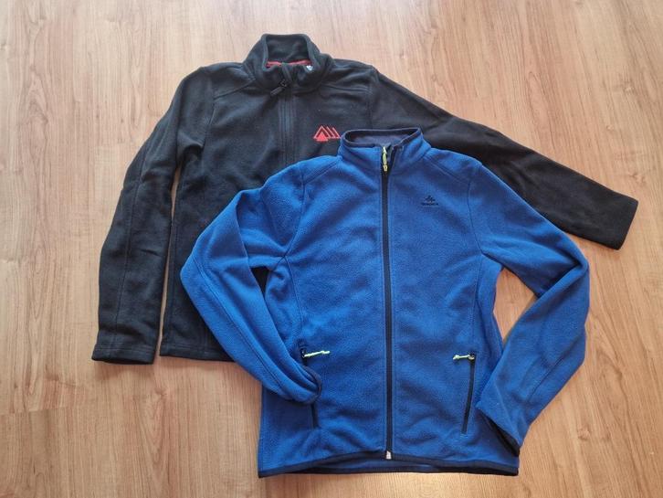 2 Fleecevesten maat 146/152, Kinderen en Baby's, Kinderkleding | Maat 152, Zo goed als nieuw, Jongen, Trui of Vest, Ophalen of Verzenden