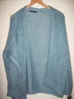 Gebreide Vest blauw fluffy Mohair S/M 36/38/40 Summum, Maat 38/40 (M), Summum Woman, Blauw, Ophalen of Verzenden