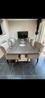 Kloostertafel met/zonder stoelen, Ophalen, Gebruikt, 100 tot 150 cm, Klooster tafel