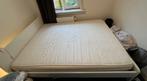 Bed 200x140 inclusief matras, Wit, Tweepersoons, 200 cm, Hout