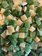 Mozaiek glassteeentjes 1cm mix groen 100 gram, Hobby en Vrije tijd, Knutselen, Ophalen of Verzenden, Zo goed als nieuw, Materiaal