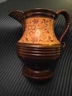 Antieke koperen lusterware kan, Ophalen of Verzenden