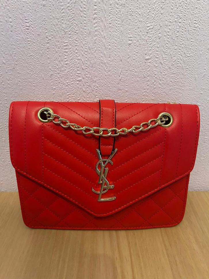 Rode YSL Tas ruilen tegen een Laptop of Tablet, Sieraden, Tassen en Uiterlijk, Tassen | Damestassen, Nieuw, Handtas, Rood, Ophalen of Verzenden