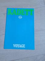 Opel Kadett station Voyage autofolder ca 1985, Ophalen of Verzenden, Nieuw, Opel