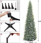 Pop up kunststof kerstboom Beekwilder 75 cm met verlichting, Ophalen of Verzenden, Zo goed als nieuw