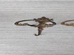 Antieke Art Nouveau Kapstok / hoedhaken 4x ( Lot 1 ), Wandkapstok, Gebruikt, Ophalen of Verzenden, Minder dan 100 cm