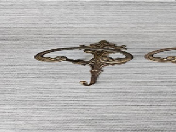 Antieke Art Nouveau Kapstok / hoedhaken 4x ( Lot 1 ), Huis en Inrichting, Woonaccessoires | Kapstokken, Gebruikt, Wandkapstok