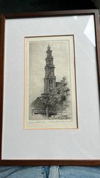 Ets van Westertoren Maarten Langbroek, Antiek en Kunst, Ophalen of Verzenden