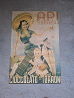 Nostalgische chocolade noga poster uit 1950, Ophalen