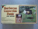 barbecues barbeque rooster draaispit motor gietijzer brikett, Tuin en Terras, Ophalen, Gebruikt, Met accessoires