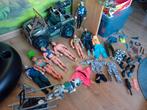 action man jeep, slee met hond, poppen en accessoires, Ophalen of Verzenden, Gebruikt