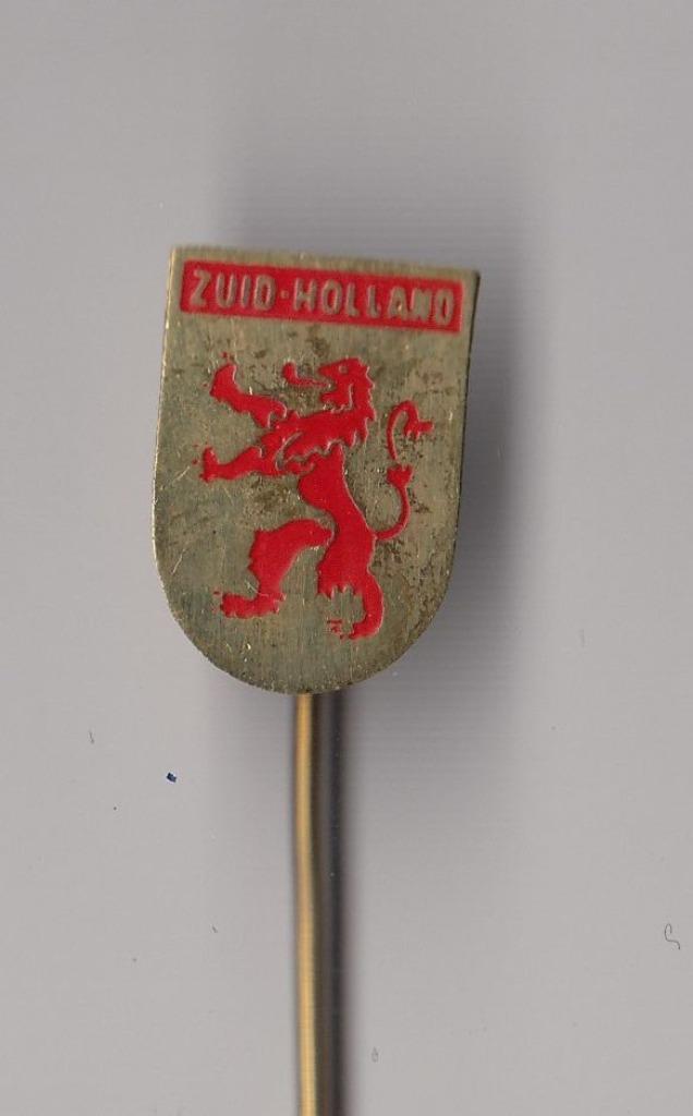 Zuid Holland Provincie Wapen speldje, Verzamelen, Speldjes, Pins en Buttons, Gebruikt, Speldje of Pin, Overige onderwerpen, Ophalen of Verzenden