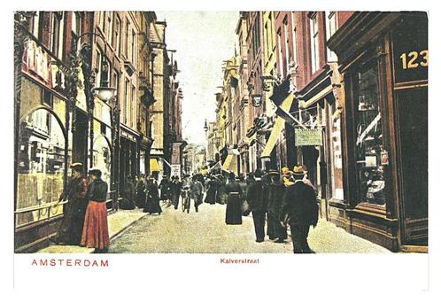 942165 Amsterdam A dam 700jr 1975 Kalverstraat Gelopen, Verzamelen, Ansichtkaarten | Nederland, Gelopen, Noord-Holland, 1960 tot 1980