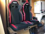 Sparco R100 Zwart Rood Kuipstoel Sportstoel Racestoel, Ophalen of Verzenden
