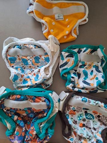 Wasbare Hu-da Luiers met Overbroekjes beschikbaar voor biedingen