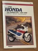 HONDA 600 HURRICANE 1987-1990 Clymer manual werkplaatsboek, Motoren, Handleidingen en Instructieboekjes, Ophalen of Verzenden