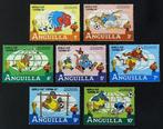 Anguilla - Disney comics - WK voetbal 1982 - 7 zegels postfr, Ophalen of Verzenden, Postfris, Overige thema's