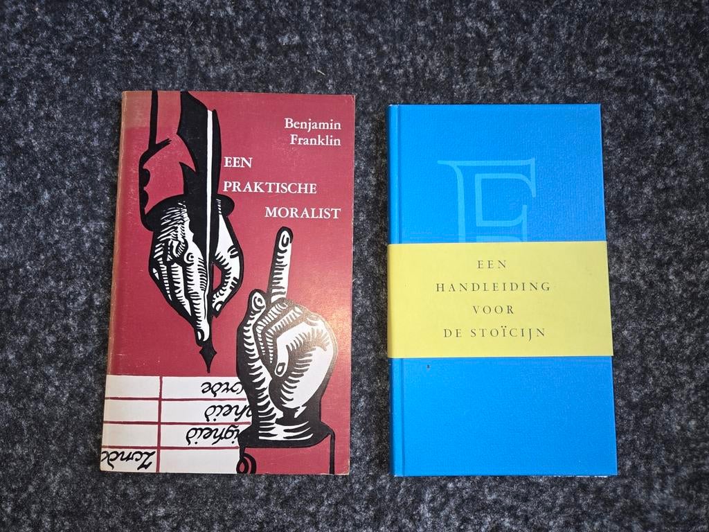 Filosofie Boeken - Franklin & Stoïcijn, Boeken, Ophalen of Verzenden, Zo goed als nieuw, Praktische filosofie, Benjamin Franklin