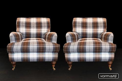 Parker Knoll fauteuils in luxe wolmelange, Huis en Inrichting, Fauteuils, Nieuw, Stof, 75 tot 100 cm, 100 tot 125 cm, Ophalen of Verzenden