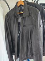 Te koop nieuwe bruin lederen jas maat 56, Kleding | Heren, Jassen | Zomer, Ophalen of Verzenden, Zo goed als nieuw, Maat 56/58 (XL)