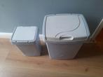 Twee Curver prullenbakken, Huis en Inrichting, Woonaccessoires | Prullenbakken, Ophalen