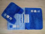 2-delige badmatten set, kleur blauw, Ophalen, Zo goed als nieuw, Blauw, Badmat