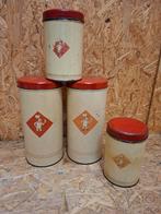 Set vintage blikken van Bolletje, Verzamelen, Blikken, Ophalen of Verzenden, Gebruikt, Overige