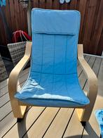 Ikea POÄNG Kinderfauteuil, berkenfineer/Knisa, Kinderen en Baby's, Kinderkamer | Tafels en Stoelen, Ophalen, Gebruikt, Stoel(en)