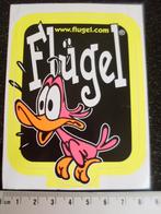 sticker flugel logo fluegel, Verzamelen, Stickers, Verzenden, Zo goed als nieuw, Merk
