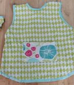Katoenen kinderschortjes 2 stuks, Ophalen of Verzenden, Gebruikt, Groen, Schort