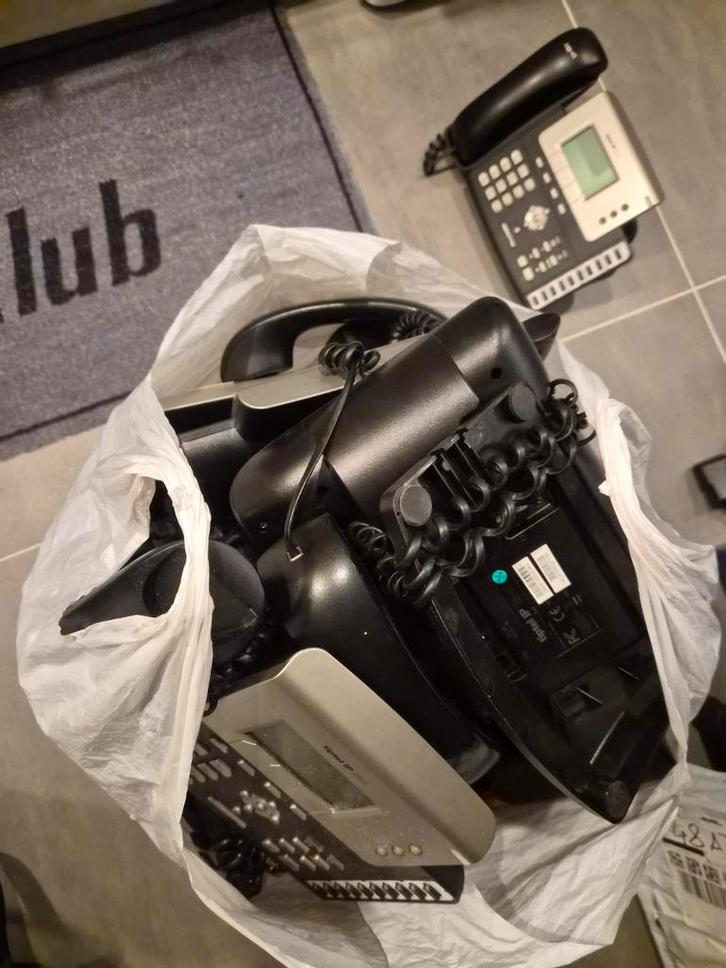 Partij Tiptel IP 284 VOIP Telefoons - PoE, Telecommunicatie, Vaste telefoons | Handsets en Draadloos, Gebruikt, 1 handset, Ophalen of Verzenden