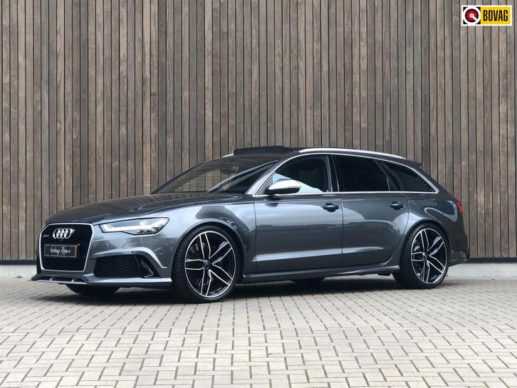 Audi RS6 Avant 4.0 TFSI quattro / Pano / Stuurverwarming /, Auto's, Audi, Bedrijf, Te koop, RS6, 360° camera, 4x4, ABS, Airbags