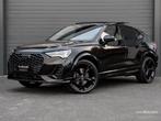 Audi Q3 Sportback 45 TFSI e S-Line Pano SONOS Leer Keyless S, Auto's, Gebruikt, Leder en Stof, Zwart, Hybride Elektrisch/Benzine