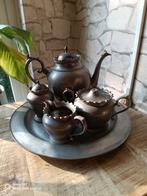 Vintage Tinnen Theeservies, Antiek en Kunst, Antiek | Bestek, Ophalen of Verzenden