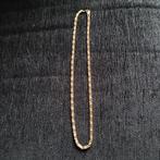18 krt vergulde ketting, Sieraden, Tassen en Uiterlijk, Kettingen, Ophalen of Verzenden, Zo goed als nieuw, Goud, Goud