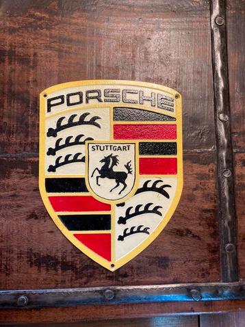 PORSCHE wandbord muurplaat beschikbaar voor biedingen