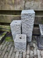 Waterornament van 3 zuilen ( goed lezen! ), Ophalen, Gebruikt, Hardsteen, Waterornament