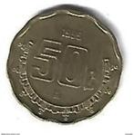 mexico 50 centavos 1999 km 549 unc, Postzegels en Munten, Munten | Amerika, Verzenden, Midden-Amerika, Losse munt