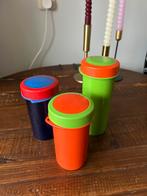 Tupperware bekers 3 stuks, Ophalen of Verzenden, Zo goed als nieuw, Beker of Kan