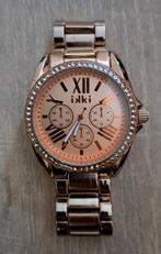 Ikki Dameshorloge met Strass - Gouden Kleur, Ophalen of Verzenden